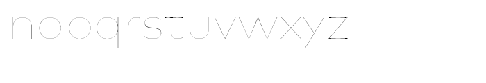FF Mark Hairline Font LOWERCASE