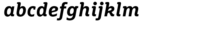 FF Marselis Slab Bold Italic Font LOWERCASE