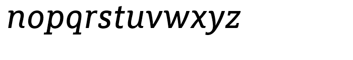 FF Marselis Slab Regular Italic Font LOWERCASE