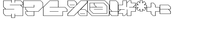 FF Massive 1 Line Regular Font OTHER CHARS