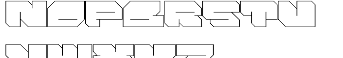 FF Massive 1 Line Regular Font UPPERCASE