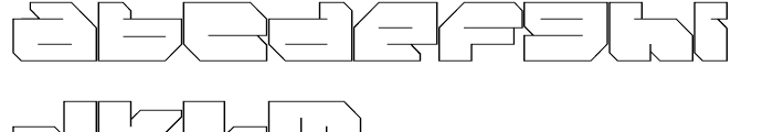FF Massive 1 Line Regular Font LOWERCASE