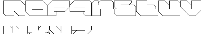 FF Massive 1 Line Regular Font LOWERCASE