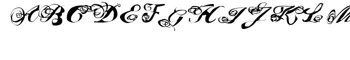 FF Masterpiece Andante Regular Font UPPERCASE