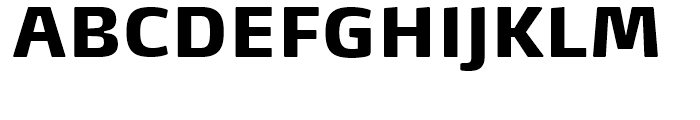 FF Max Demi Serif Black Font UPPERCASE