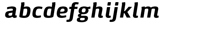 FF Max Demi Serif Bold Italic Font LOWERCASE