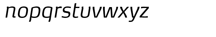FF Max Demi Serif Light Italic Font LOWERCASE