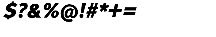 FF Meta Black Italic Font OTHER CHARS