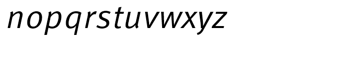 FF Meta Correspondence Regular Italic Font LOWERCASE