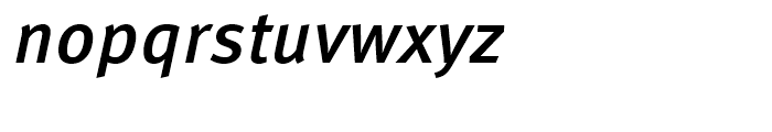 FF Meta Medium Italic Font LOWERCASE