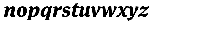 FF Meta Serif Black Italic Font LOWERCASE