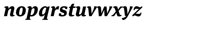 FF Meta Serif Extra Bold Italic Font LOWERCASE