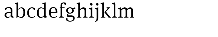 FF Meta Serif Light Font LOWERCASE