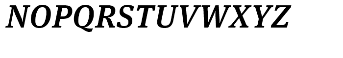 FF Meta Serif Medium Italic Font UPPERCASE