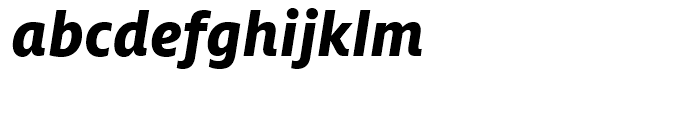 FF Milo Extra Bold Italic Font LOWERCASE