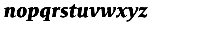 FF Milo Serif Black Italic Font LOWERCASE