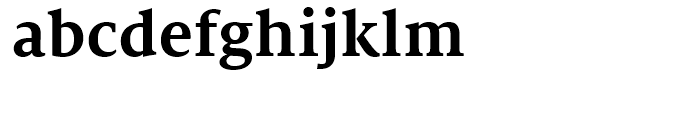 FF Milo Serif Bold Font LOWERCASE