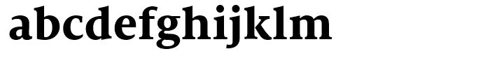 FF Milo Serif Extra Bold Font LOWERCASE