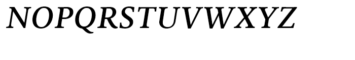 FF Milo Serif Medium Italic Font UPPERCASE