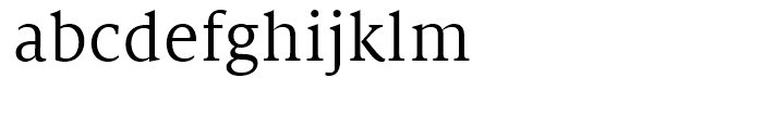 FF Milo Serif Regular Font LOWERCASE