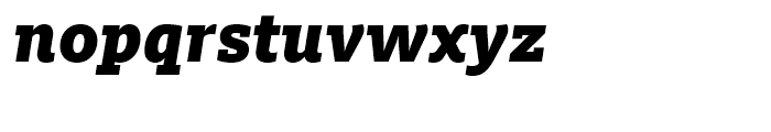 FF Milo Slab Black Italic Font LOWERCASE
