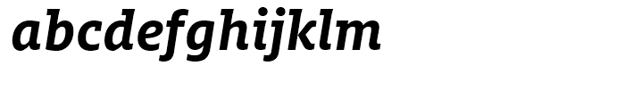 FF Milo Slab Bold Italic Font LOWERCASE