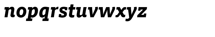 FF Milo Slab Extra Bold Italic Font LOWERCASE