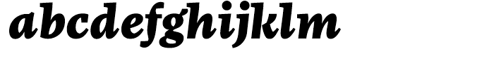 FF More Black Italic Font LOWERCASE