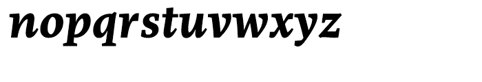 FF More Bold Italic Font LOWERCASE