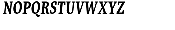 FF More Condensed Bold Italic Font UPPERCASE