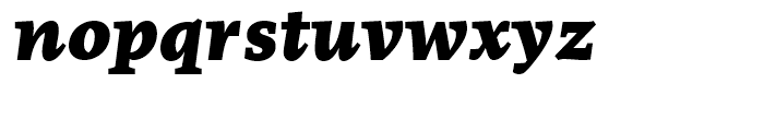 FF More Wide Black Italic Font LOWERCASE