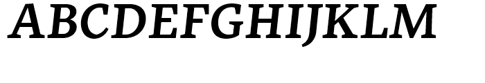 FF More Wide Medium Italic Font UPPERCASE