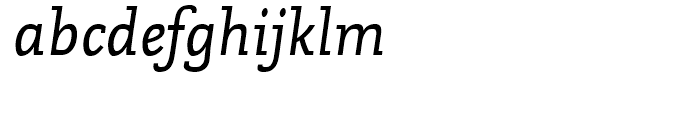 FF Nexus Mix Regular Italic Font LOWERCASE