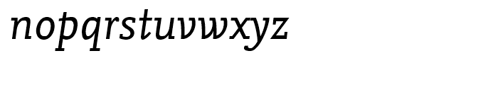 FF Nexus Mix Regular Italic Font LOWERCASE