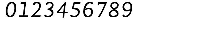 FF Nexus Typewriter Regular Italic Font OTHER CHARS