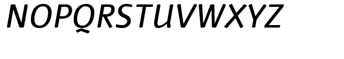 FF Nuvo Medium Italic Font UPPERCASE