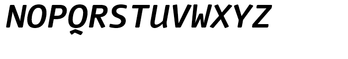FF Nuvo Mono Bold Italic Font UPPERCASE
