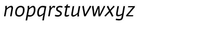 FF Nuvo Regular Italic Font LOWERCASE