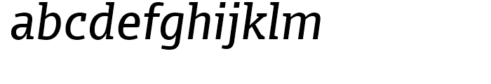FF Olsen Regular Italic Font LOWERCASE