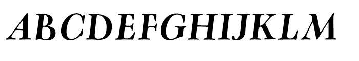 FF Oneleigh Black Italic Font UPPERCASE
