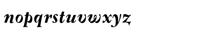 FF Oneleigh Black Italic Font LOWERCASE