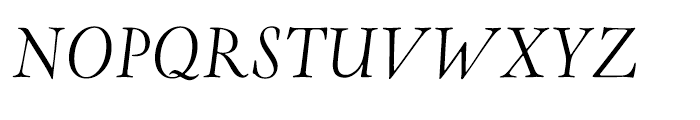 FF Oneleigh Regular Italic Font UPPERCASE