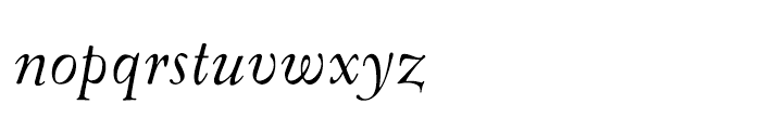 FF Oneleigh Regular Italic Font LOWERCASE