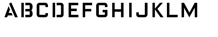 FF Oxide Stencil Regular Font LOWERCASE
