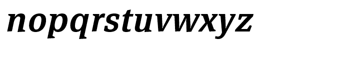 FF Page Serif Demi Bold Italic Font LOWERCASE