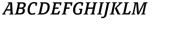 FF Page Serif Regular Italic Font UPPERCASE