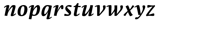 FF Parable Bold Italic Font LOWERCASE
