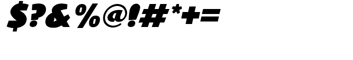 FF Penguin Black Italic Font OTHER CHARS