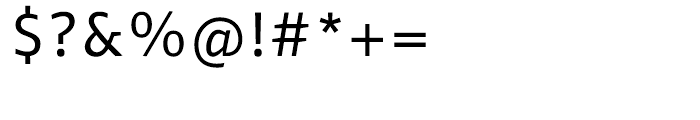 FF Plus Sans Regular Font OTHER CHARS