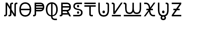 FF Polymorph North Regular Font UPPERCASE